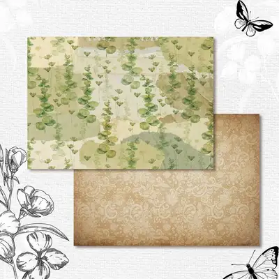 [17] Greenery Wrapping Paper
