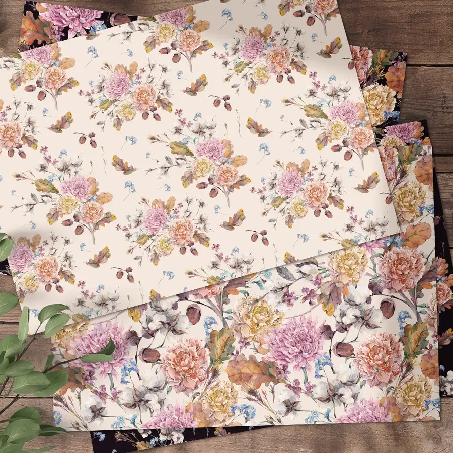 [1] Autumn Beige Wrapping Paper