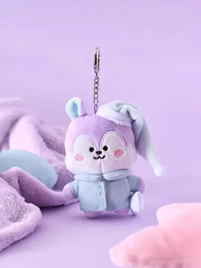 BT21 NEW BASIC MANG パジャマ フラッシュ キーリング