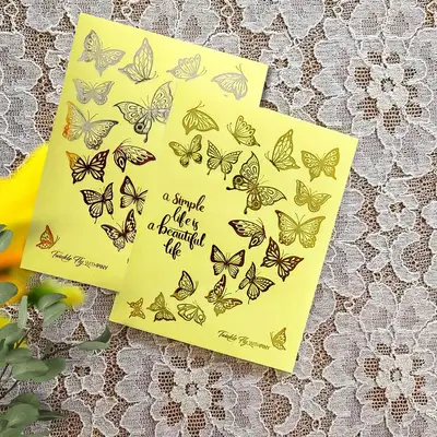 [1] Twinkle Butterfly ver.2 (Gold & Silver Foil)