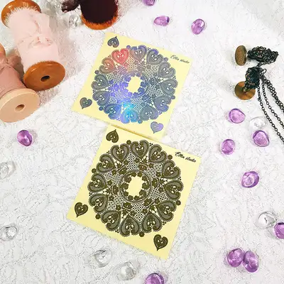 [17]金箔、全息箔毛边纸