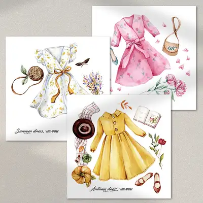 [1] Dress Sticker (3 Types)