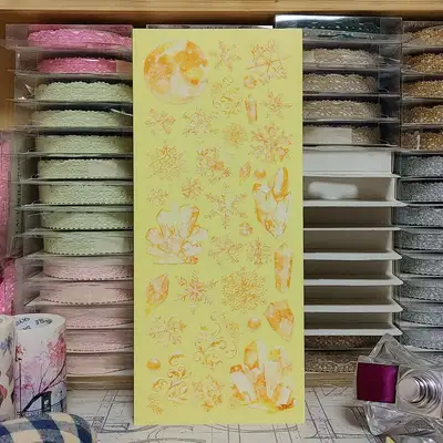 [17]雪花晶体_黄色