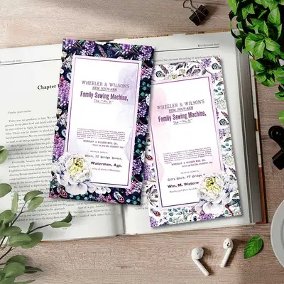 [1] Violet Mini Memo Pad (2 Types)