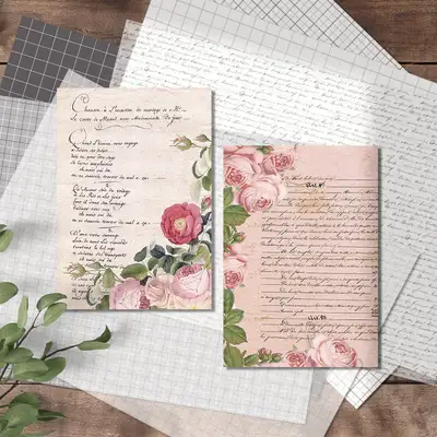 [1] Love Letter Memo Pad (2 Types)