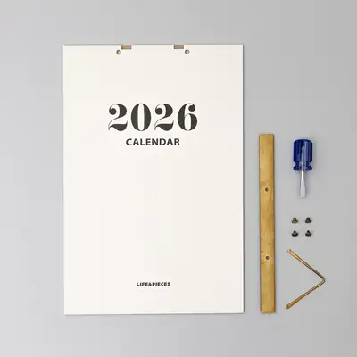 2026 Life and Pieces 挂墙日历补充装