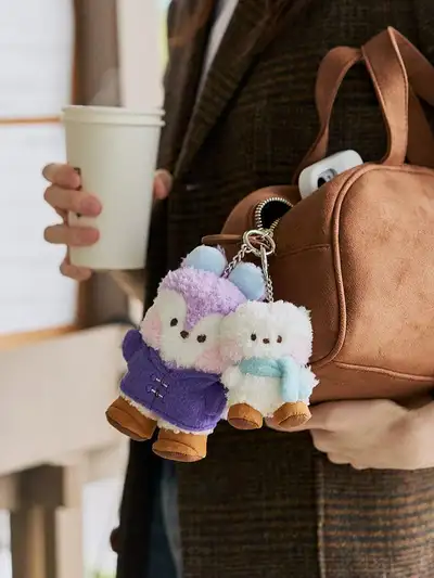 BT21 MANG ミニニ ブーツ エディション ぬいぐるみ キーリング