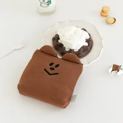 Momo C Bear Cushion Pouch (3 Types)