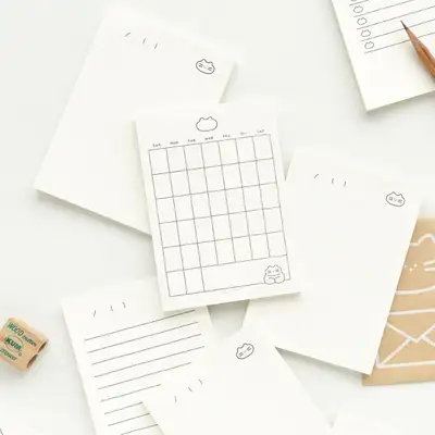 Here There Memo Pad 5 Types