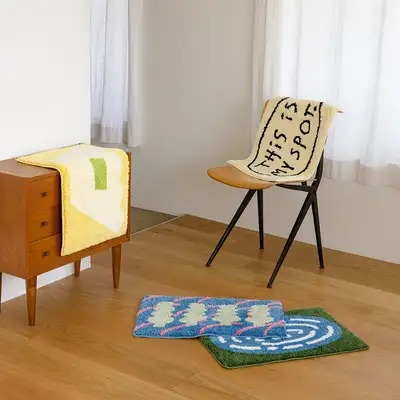 Little Things Floor Mat 4 Types (Bathroom Mat Kitchen Mat Toilet Rug)