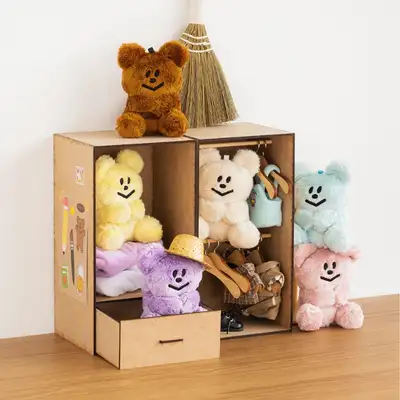 Momo Bear Sitting Keyring 6 Color