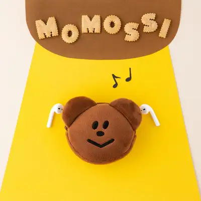 Momoci Bear Earpod Pouch 4 Color