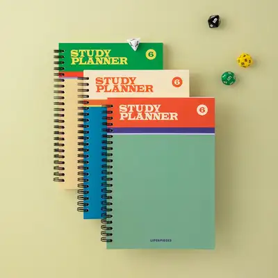 Life and Pieces Spring Study Planner Vertical (6 Months)