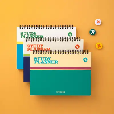 Life and Pieces Spring Study Planner Horizontal (4 Months)