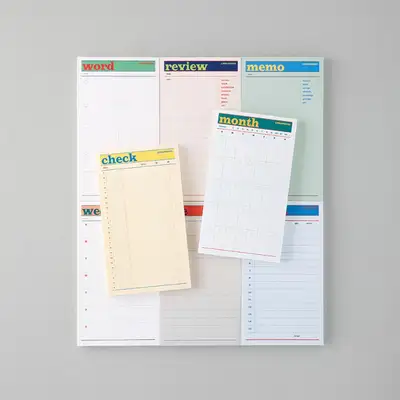 Life and Pieces Memo Pad Small 8 Types
