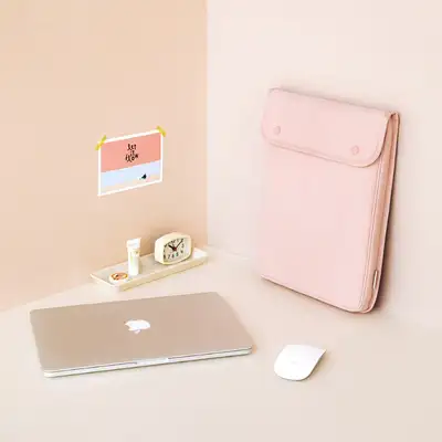 Button Notebook Pouch 13-inch 5 Color
