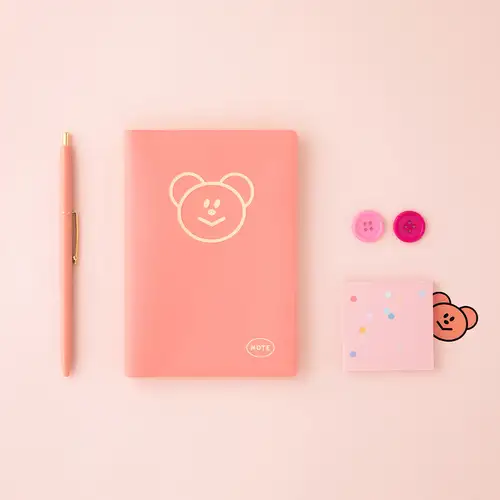 Momo's Candy Bear Notebook 5 Color — 5