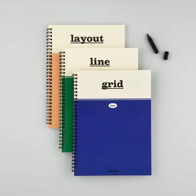 Life and Pieces Spring Notebook L 3 Type
