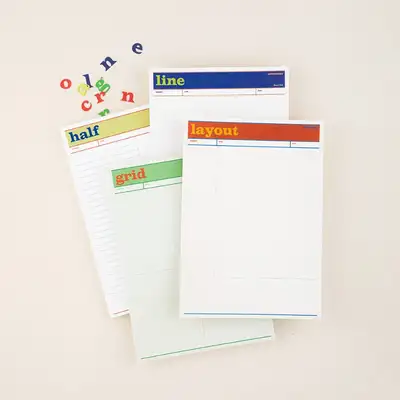 Life & Pieces Memo Pad 4 Type
