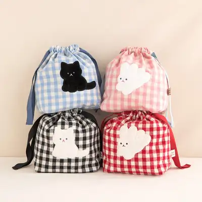 Piyeo Check Pouch 4 Color