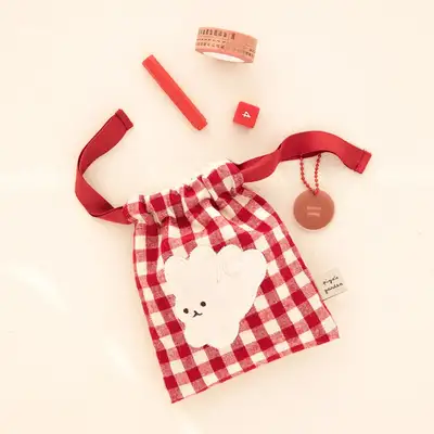 Piyo Check Mini Pouch 4 Color