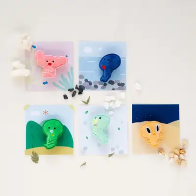 Pebli Knock Knock Pin 5-Pack