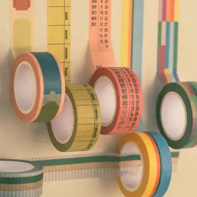 Life and Pieces Paper Tape Daily (15 Color)