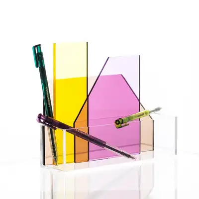 Life and Pieces Transparent Slim Ballpoint Pen 0.38mm (10 Colors)