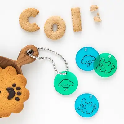 Animerico Round Keyring (4 Types)