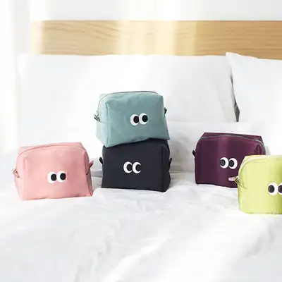 Fluffy Stitch Makeup Pouch