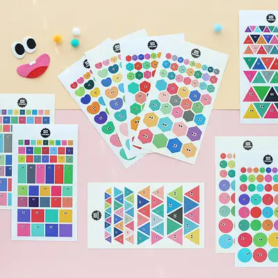 Fluffy Sticker (2 sheets)