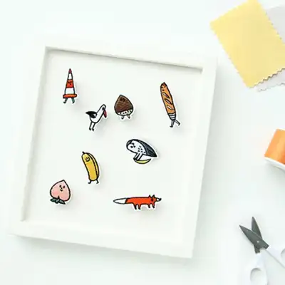 Jamjam Embroidered Brooch - Small (Limited Edition)