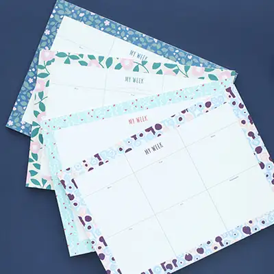 Fromnade Weekly Desk Pad - 30 WEEKS