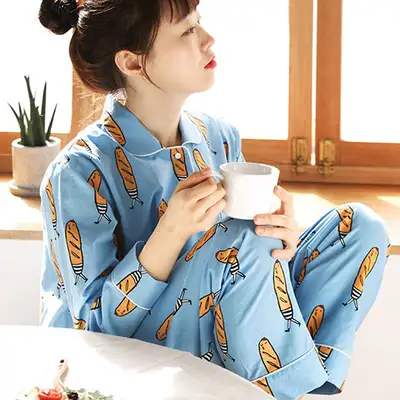 Jamjam Pajama Cotton Set - Baguette