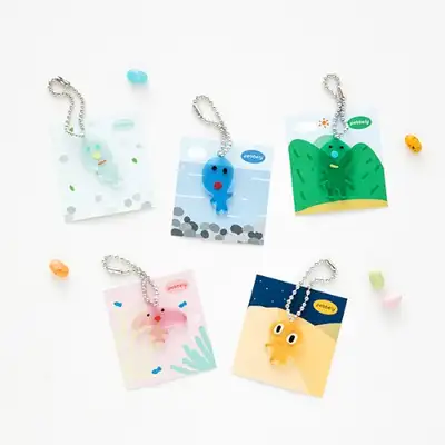 Pebly Acrylic Keyring (5 Types)