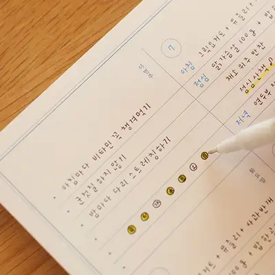 Seven Days Record Weekly Pad