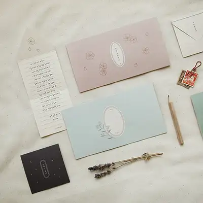 Message Folding Card Set (4 Pieces)