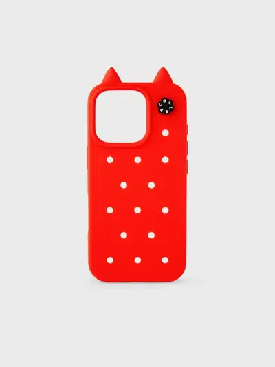 コレ iPhone 16 PRO MEOW ケース チリレッド