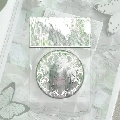 [Huae] Handmade God Pin Button