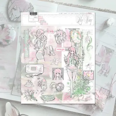 [Huae] Lily Way Sticker