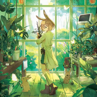 [Dor] Greenhouse Hospital Postcard