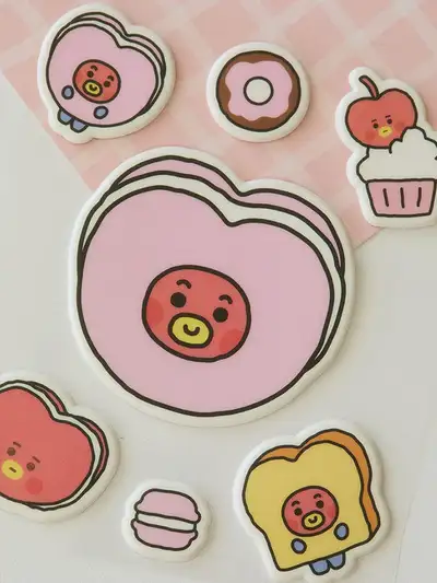 BT21 TATA ベイビー ベーカリー ステッカー