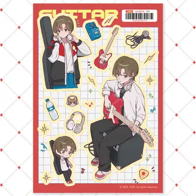 [Dore] High School Band - Guitar Sticker