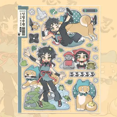 [Sarara] Everyone Together Getting Along Seal Sticker - Seal Training