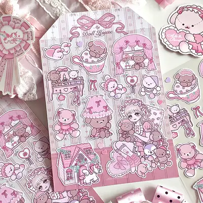 Ato & Bandie Dol House Sticker