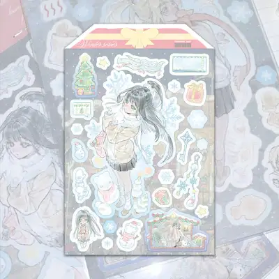 【Hu-Ae】美丽冬日贴纸