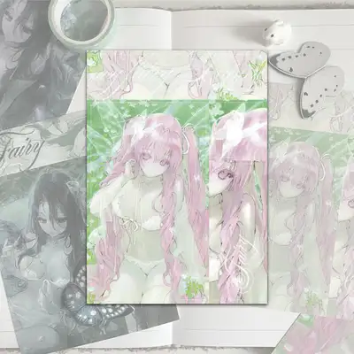 [后爱] 小精灵贴纸_粉色精灵