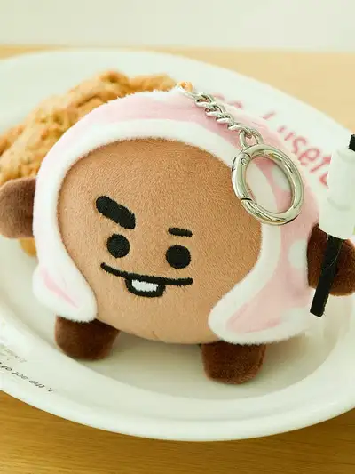BT21 SHOOKY キャンプファイア ブランケット ぬいぐるみ キーリング