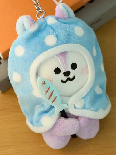 BT21 MANG キャンプファイア毛布 ぬいぐるみキーリング