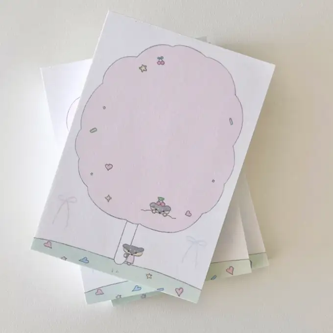 Neulhi Cotton Candy Memo Pad